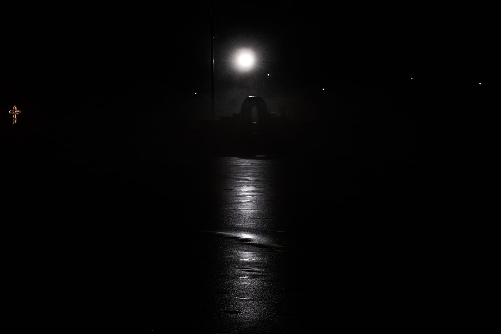 Foggy Night at the Old Mental Hospital