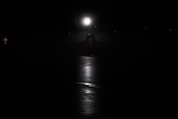 Foggy Night at the Old Mental Hospital